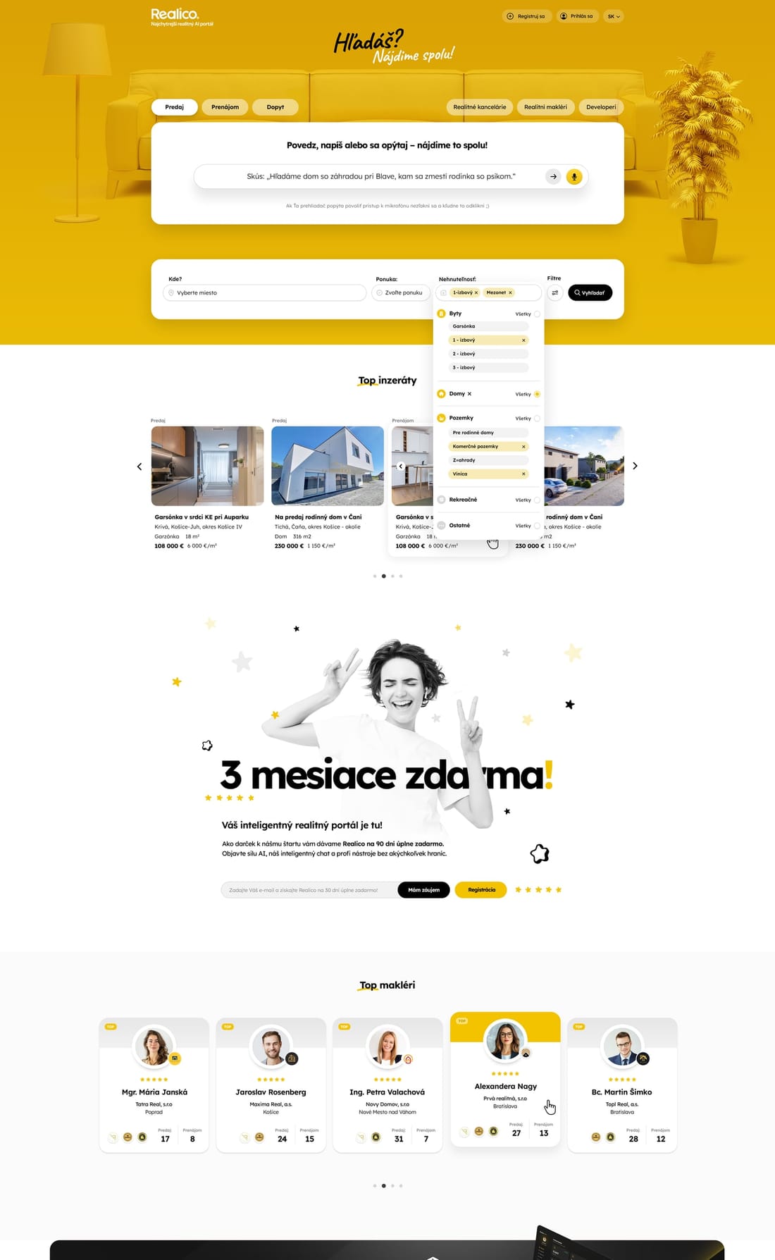 Conversational home search