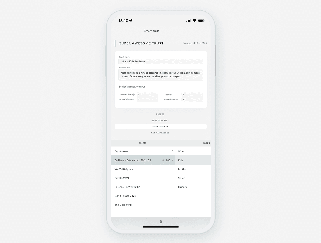 Smart Trust on mobile